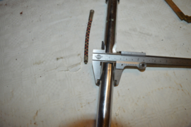 Bandenpomp chroom lengte 39cm