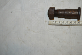 Zijspan bout lengte 80mm/breed 19mm/diam 22mm