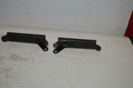 Voetsteun metalen duo set
