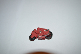 Motorfiets mini model rood