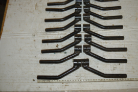 Voetsteunen metaal lengte 172mm/diameter21mm/in 1 partij 9 sets