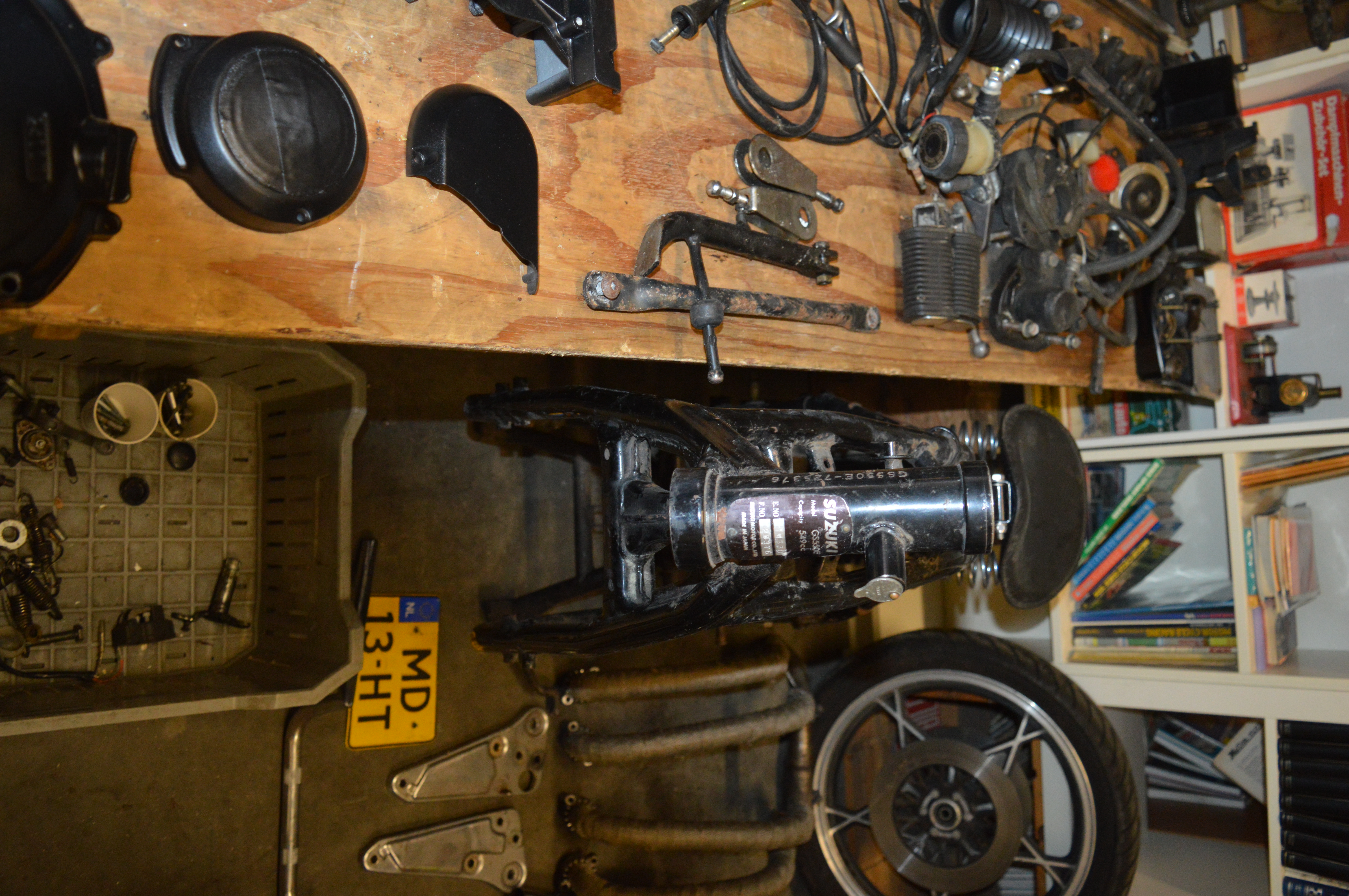 Suzuki GS 550E/1982/ kenteken/stijfframe/project