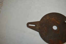 Matchless/AJS remankerplaat/metaal massief/180 mm