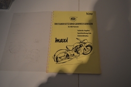 Nsu Maxi onderhouds/reparatie boek kopie