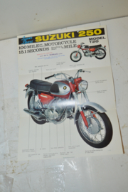 Suzuki T20 250 cc model fo;der
