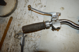 Stuur chroom gas/handels/stroppen/schakelaar lengte 67 cm/22 mm