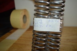 Veren lengte 252mm/46mm/35mm/dik 5.4mm