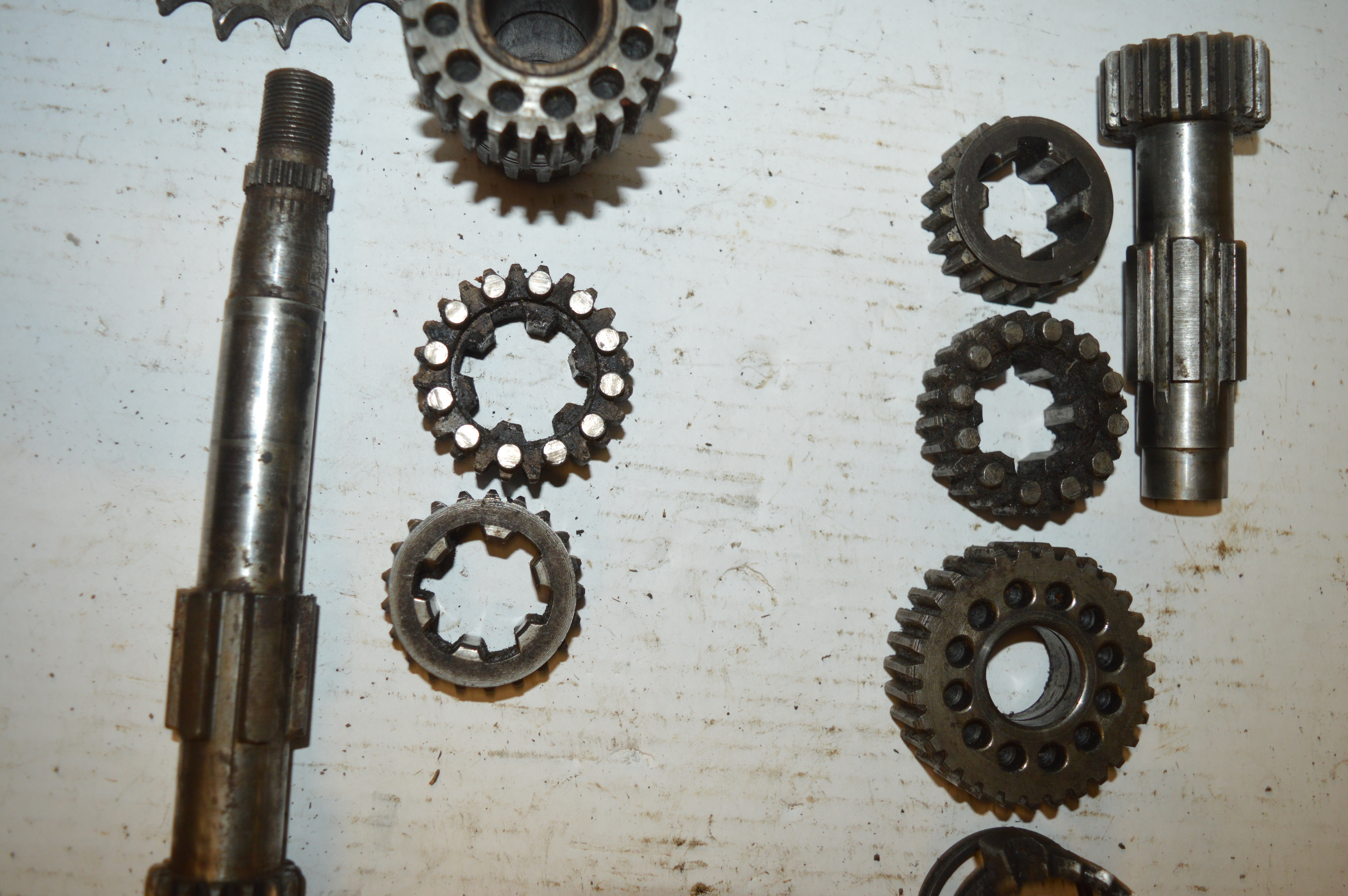 Rudge versnelling 4 bak 500 cc set