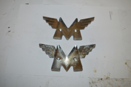 Matchless emblemen chroom/stel