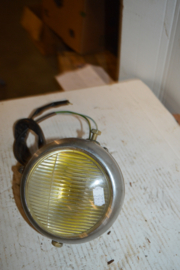 Koplamp 130 mm gele lamp groot/dim