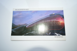 Harley Davidson folder 1987