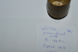 Ehrenfried vlotter messing hoog 34.4 mm