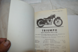 Triumph Thunderbird 650cc-1950-1953 pre-unit