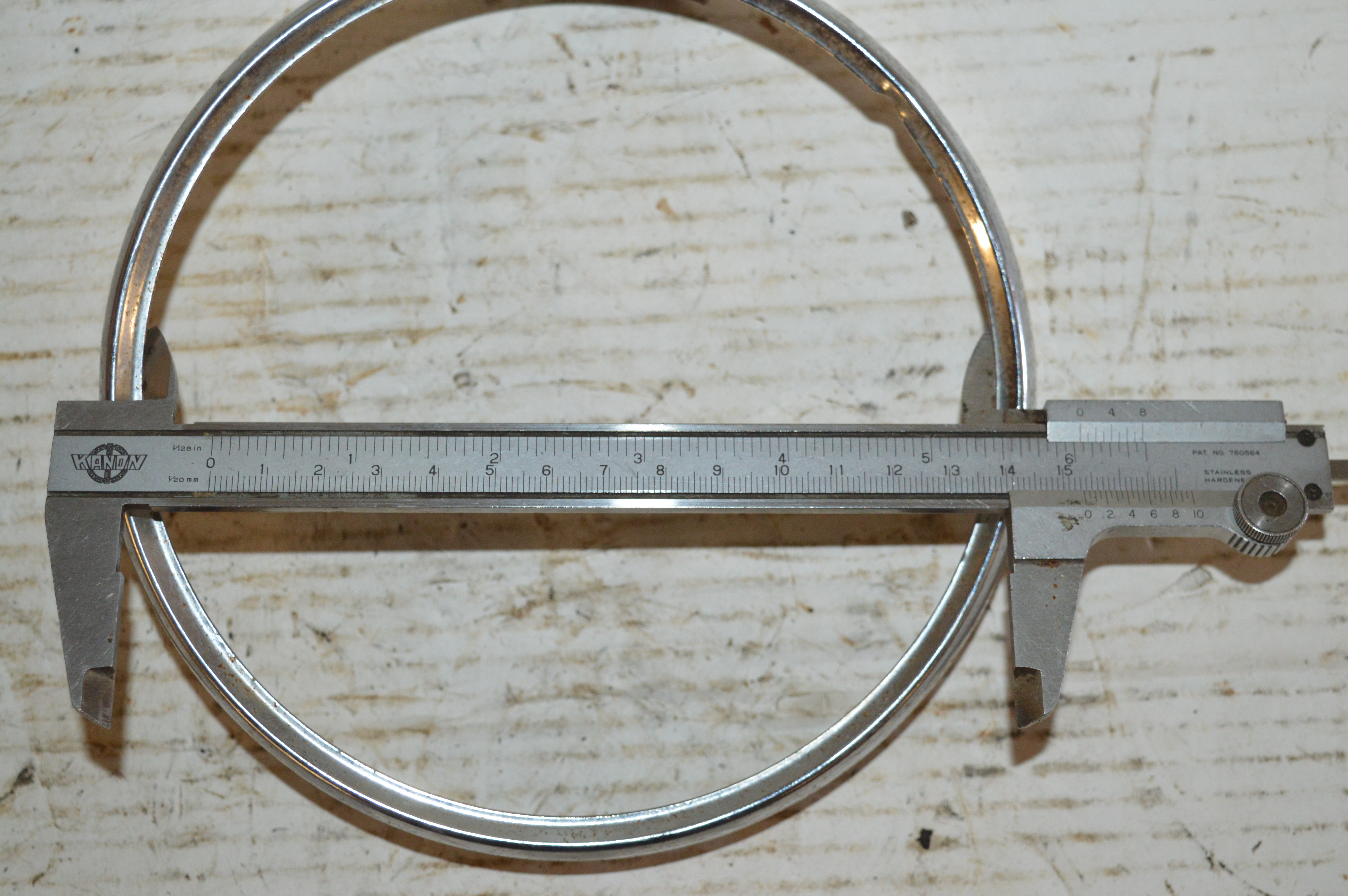 Koplamp ring chroom 153/170 mm