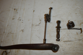 Ariel rempedaal/trek mechanisme/ophanging/veer/1956