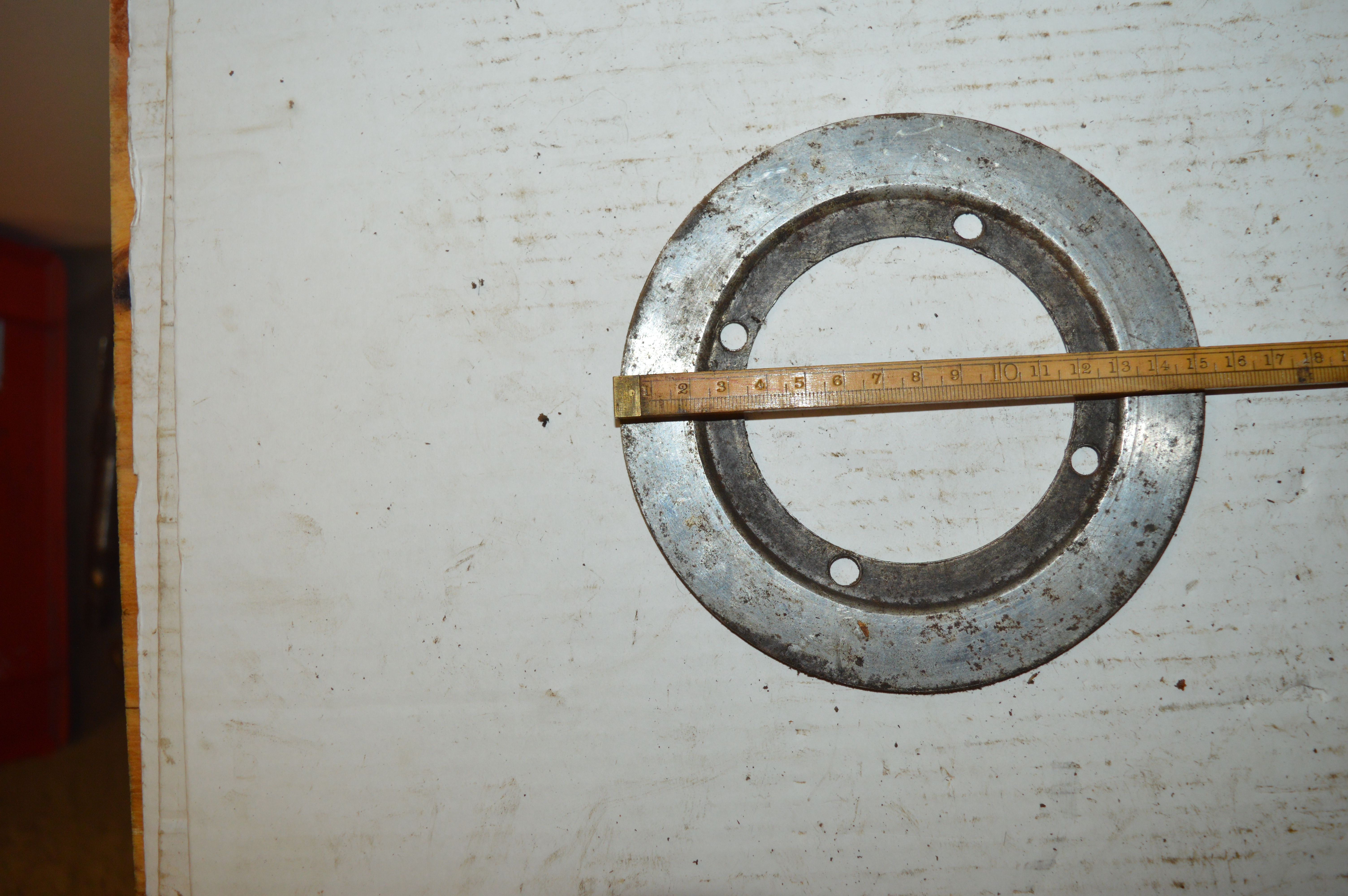 Rudge 5/833 koppeling plaat met verzet