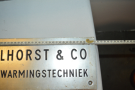 NV Winkelhorst aluminium naam plaat 52x15x1cm