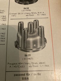 Bremi 8639/4769 verdeler kap SEV