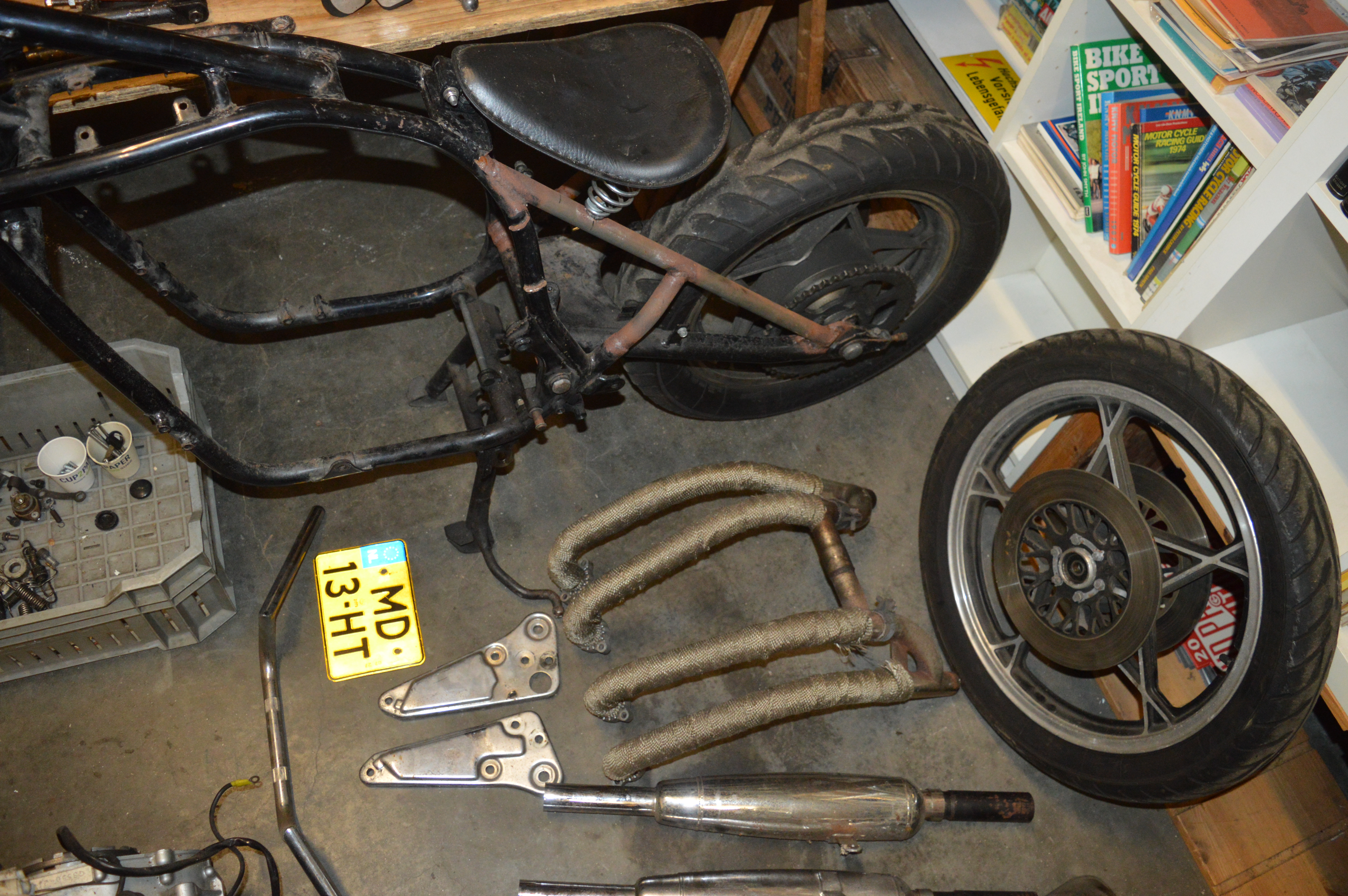 Suzuki GS 550E/1982/ kenteken/stijfframe/project