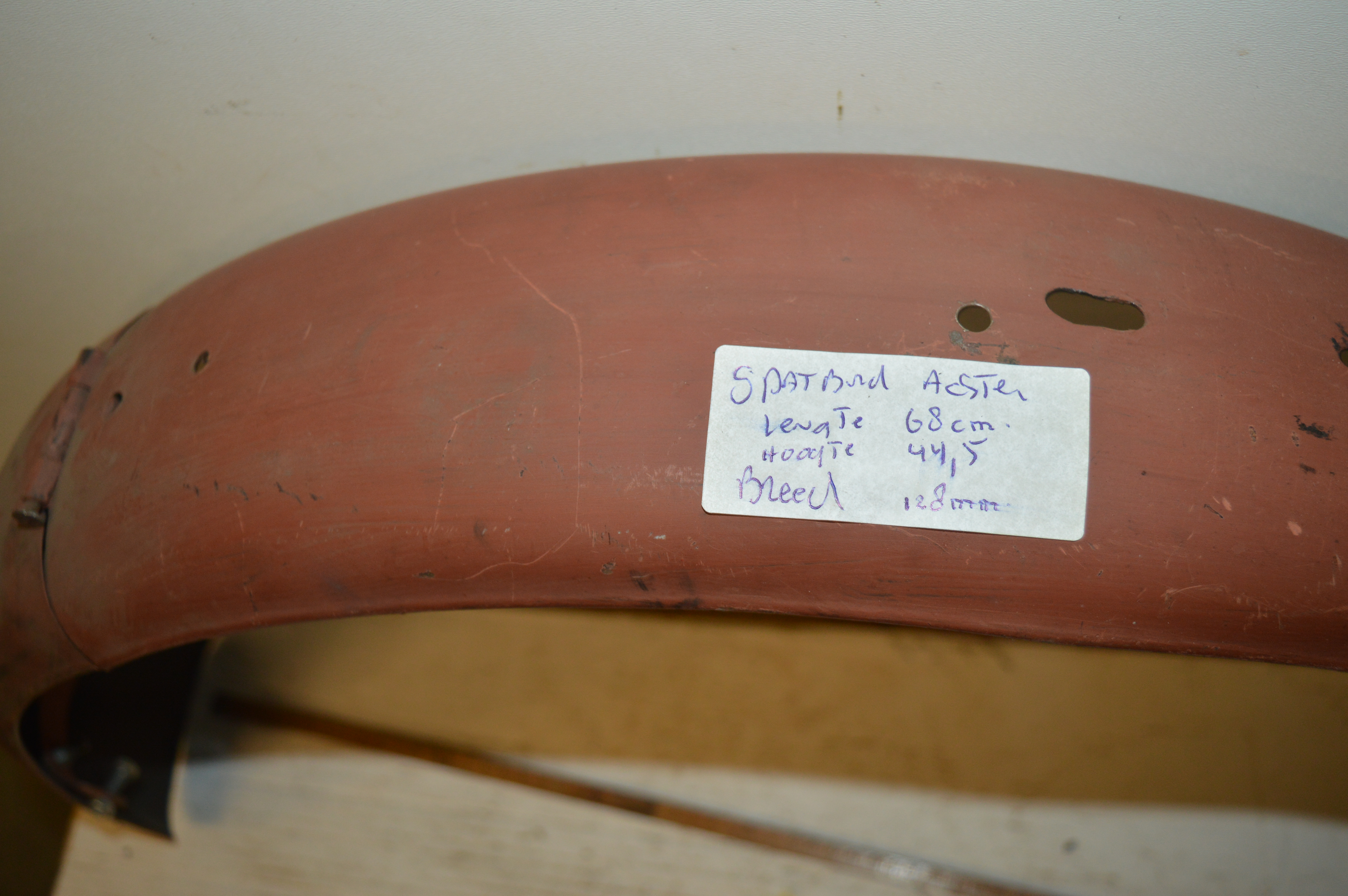 Spatbord Achter opklapbaar 19 inch