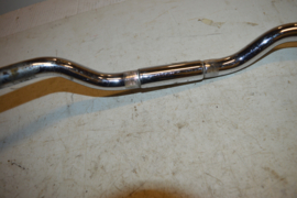 Stuur chroom lengte 68 cm/midden stuk 25 mm/uiteinden 22 mm