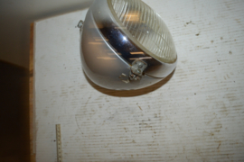 Koplamp 170 mm Lucas glas/ampere meter en schakelaar