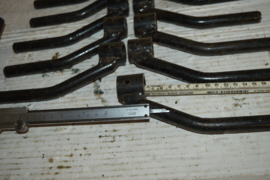 Voetsteunen metaal lengte 172mm/diameter21mm/in 1 partij 9 sets