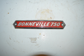 Triumph plaatwerk Bonneville 750 embleem