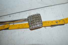 Rempedaal chroom lengte 30 cm