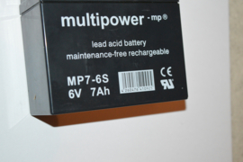 MP7-6S accu/batterij 6volt/7AH