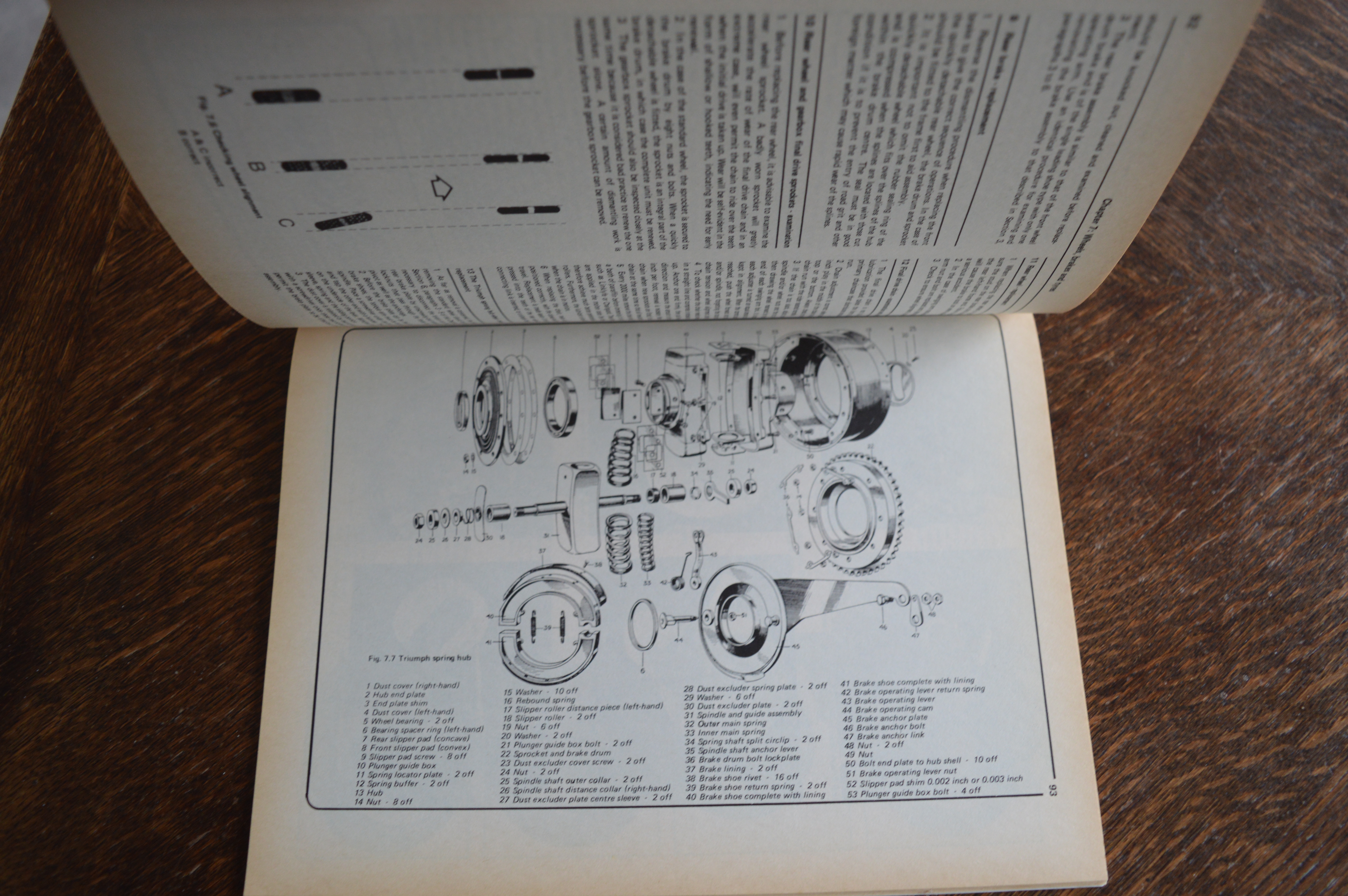 Triumph pre-unit twins Haynes boek