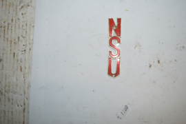 NSU embleem aluminium 90 mm