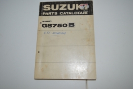 Suzuki GS 750B onderdelenboek 1976