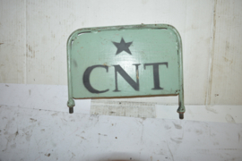 CNT Motorclub/race Reklame bord metaal