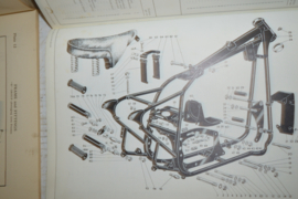 Bsa Swing-arm schetsplaten B31/B33