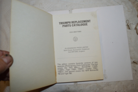 Triumph onderdelen boek T120/1972-T140/1974