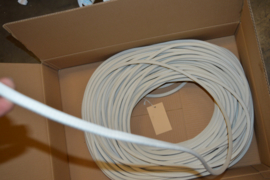 Klemband witgrijs pvc