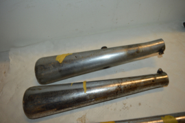 Matchless/AJS Twin uitlaatbochten/dempers set/38mm