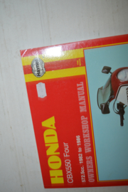 Honda CBX550 four/ Haynes boek