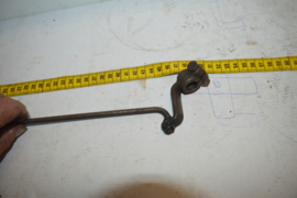 schakel stang lengte 45cm/dik 6.4mm