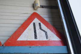 Verkeersbord/gespoten