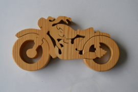 Motorfiets hout model