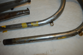 Matchless/AJS Twin uitlaatbochten/dempers set/38mm