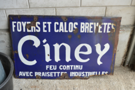 Emaille Reclame Bord Ciney