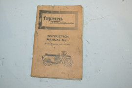 Triump Twenty one instructie boek(3TA)