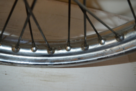 Bsa Achterwiel 19 inch/WM2 chroom