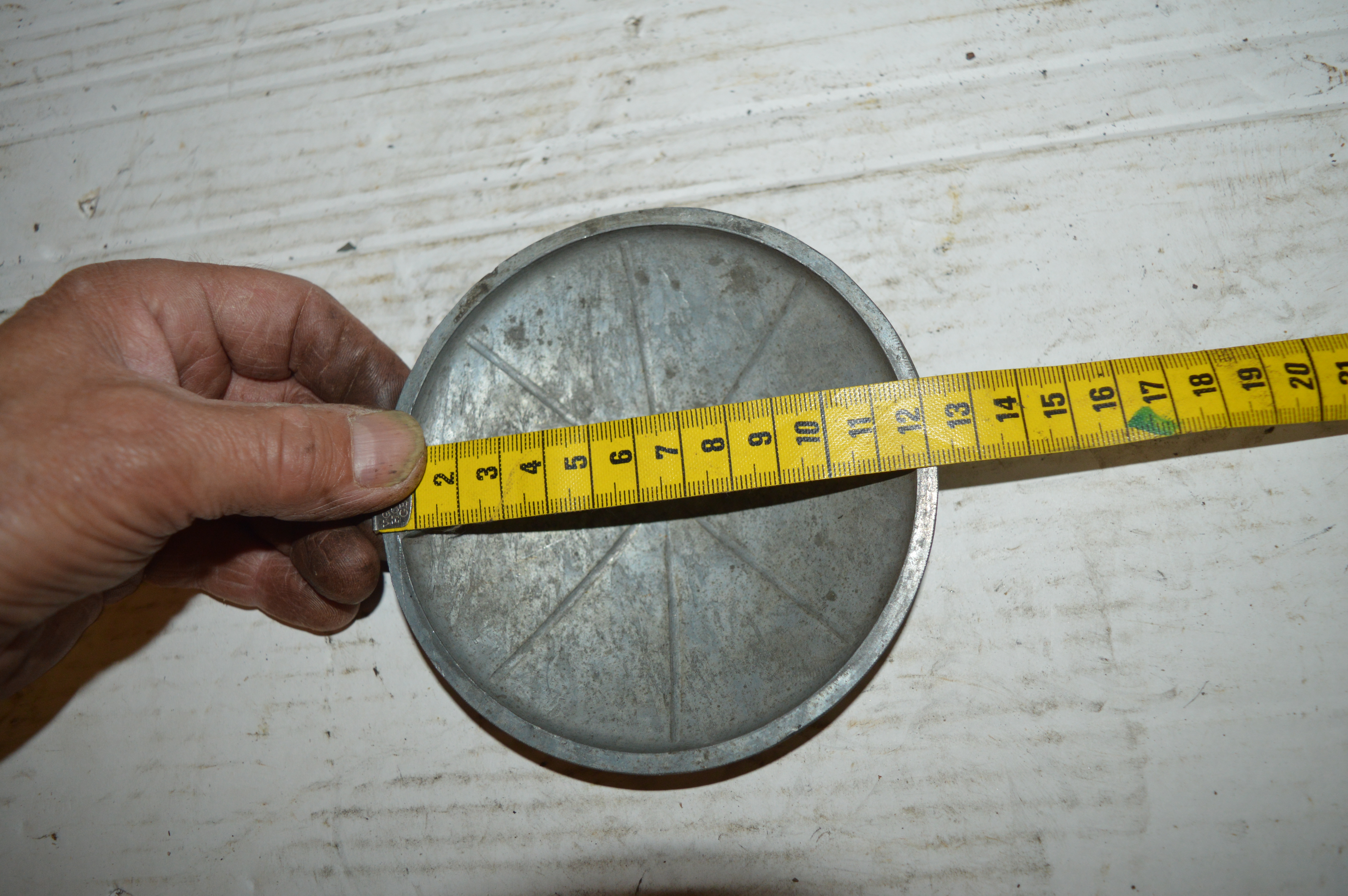 JAP deksel rond 120 mm