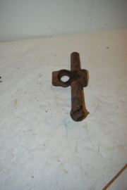 Zijspan klem/buis/bout lengte 26cm/breed 10cm/buis33mm/gat 39mm