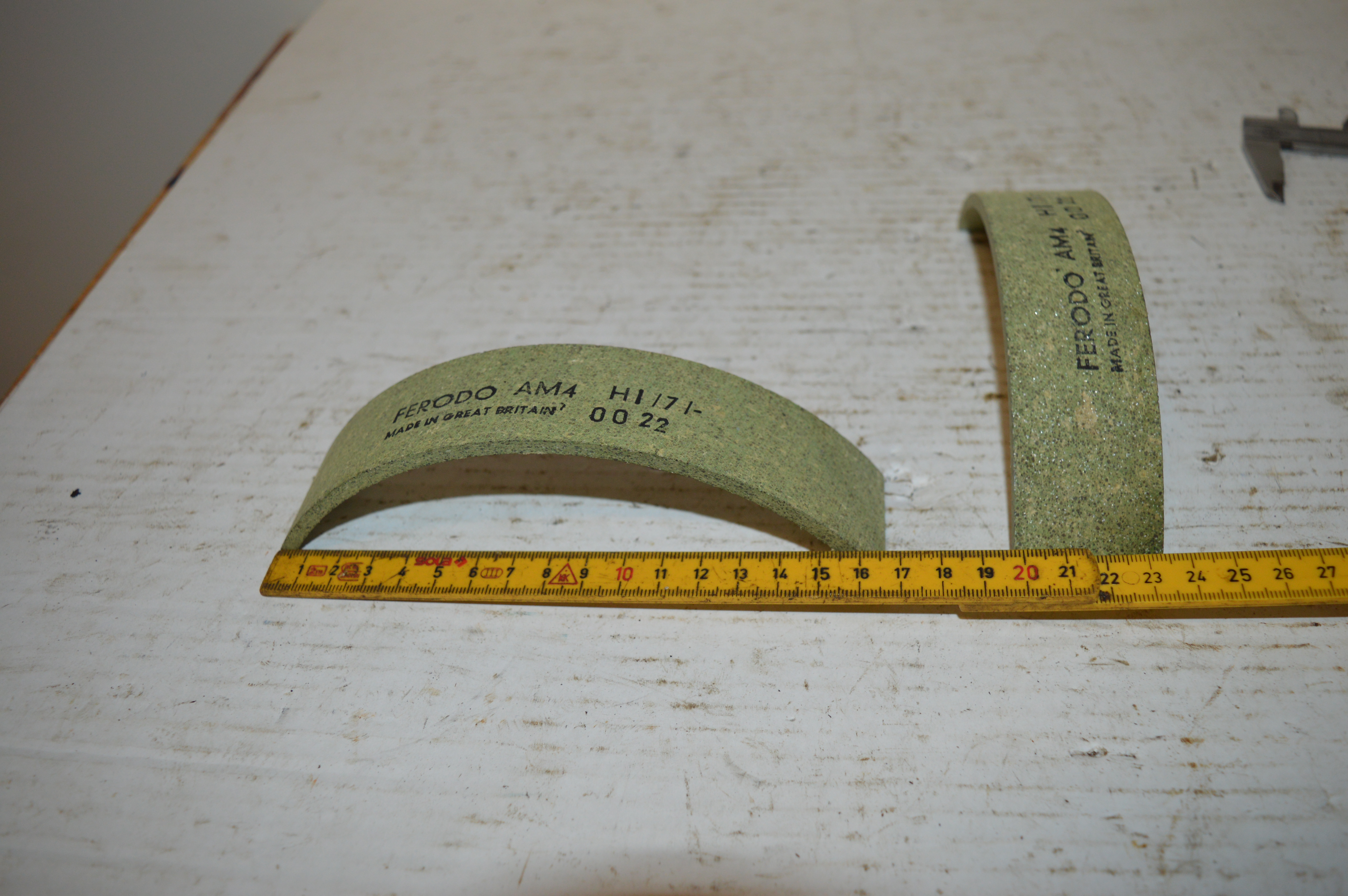 Ferodo Remschoenen AM4 H1/71 lengte 165 mm