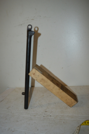 Achter standaard lengte 39 cm/breed 26 cm/oog 11.4 mm